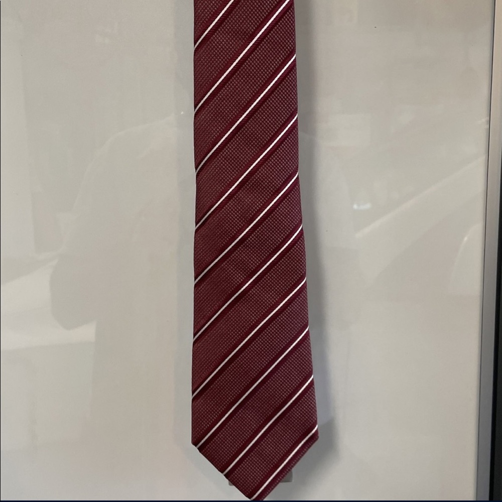 Armani Collezioni New Brown and White Tie